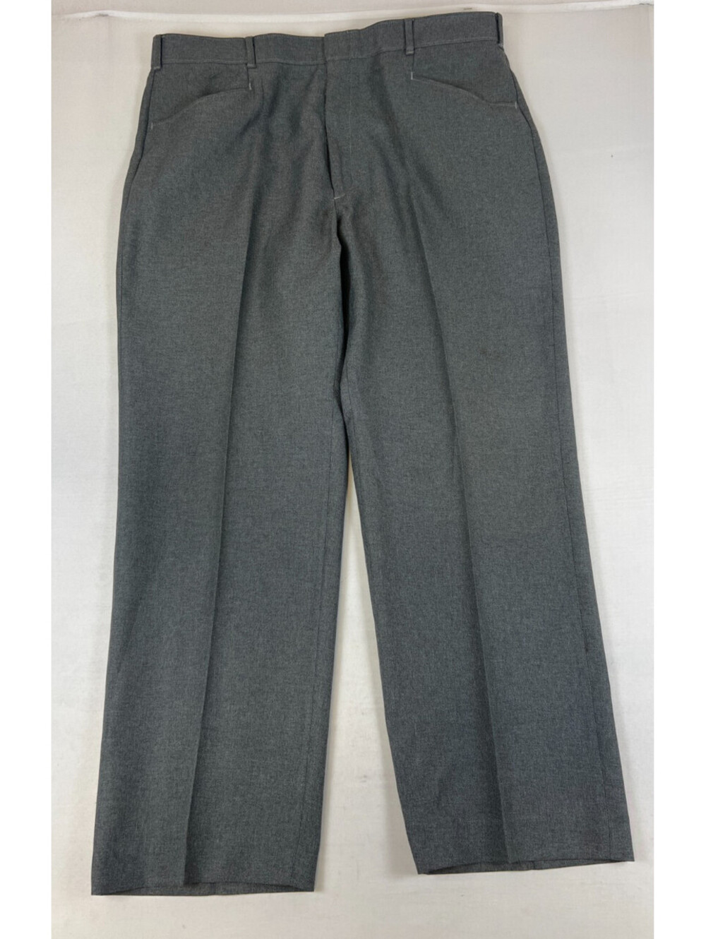 Vintage Levi's Men Grey Action Slacks 40x32 Formal Pants